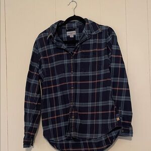 Carhartt womens button up flannel